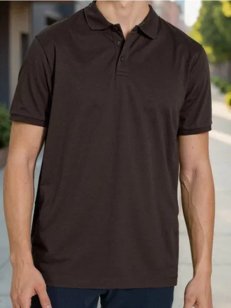 Sinsay Koszulka polo brązowy