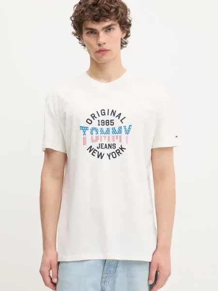 Tommy Jeans tričko bílé