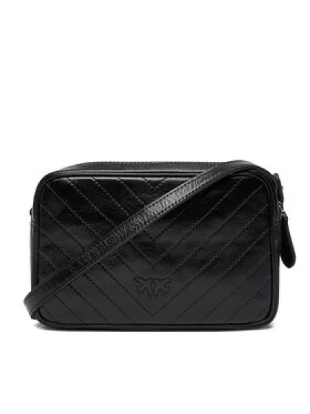 Táska PINKO Carrie Camera Bag Classic Al PLTT fekete