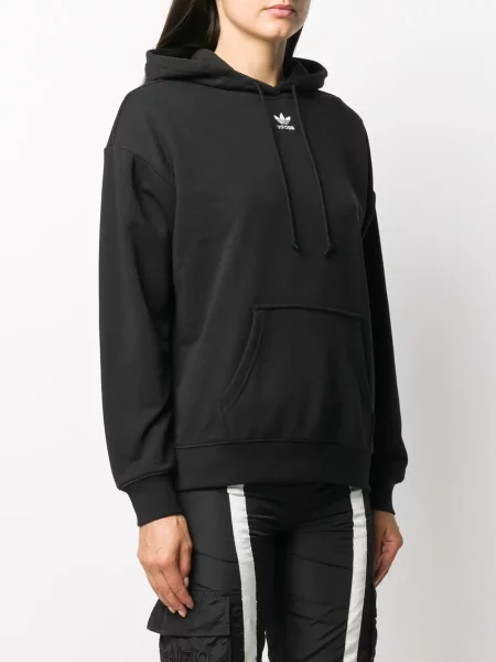 Șnur de strângere sneakerși Adidas alergare cu broderie negru
