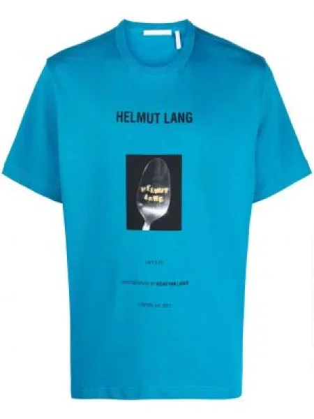 Μπλούζα Helmut Lang με σχέδιο μπλε