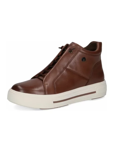 Sneakersy Caprice brązowe