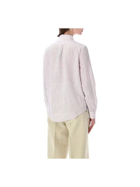 Polo Ralph Lauren koszula lniana różowa