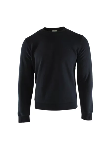 Bluza nierozpinana Woolrich z logo niebieska