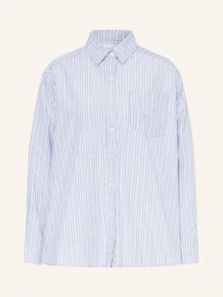 Neo Noir Koszula Dalma Z Ozdobnymi Kamykami grau biała