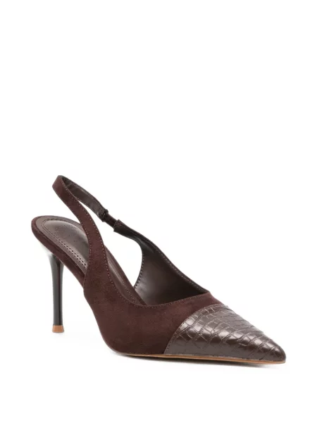Pantofi cu toc Twenty Fourhaitch slingback maro