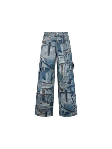 Jeansy Roberto Cavalli niebieskie