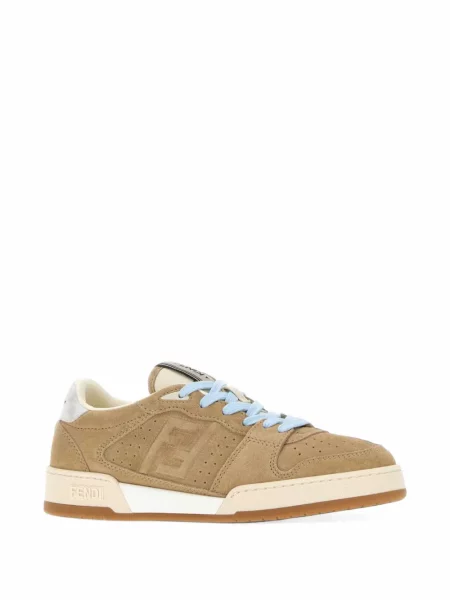 Sneakerși Fendi din piele de căprioară