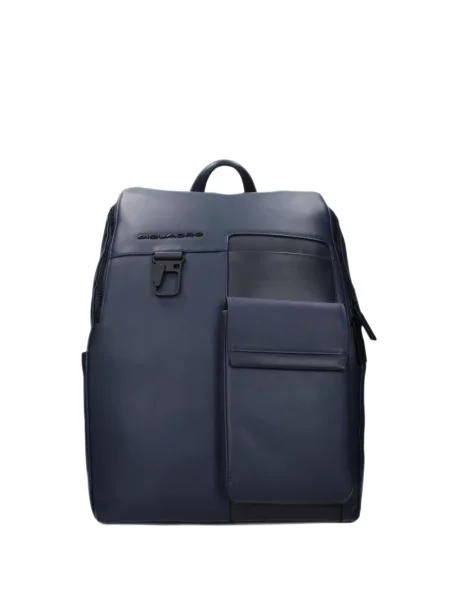 Rucsac Piquadro din piele albastru