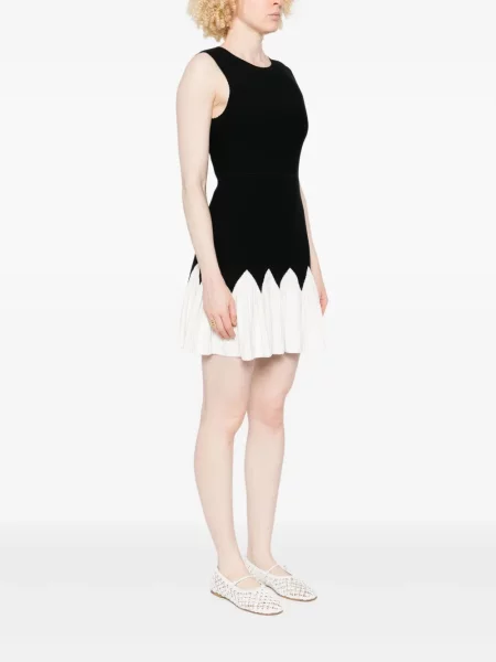 Rochie mini Sandro tricotate de costum negru