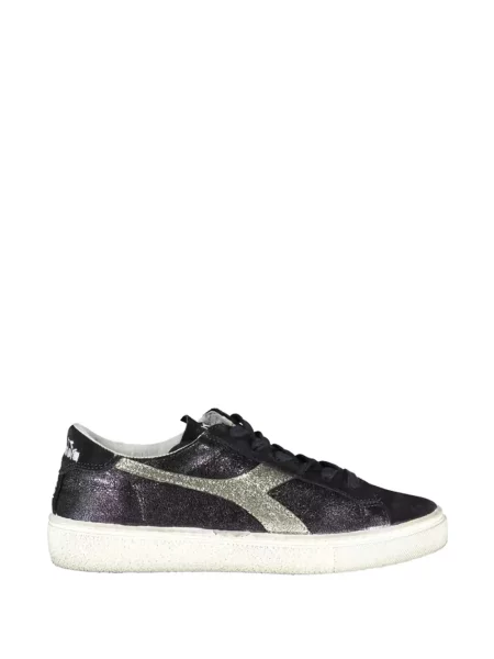 Sneakerși Diadora cu șireturi din dantelă albastru