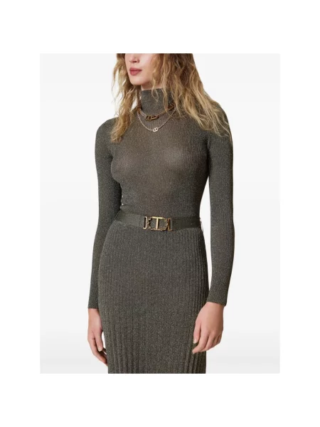 Sweter Twinset szary