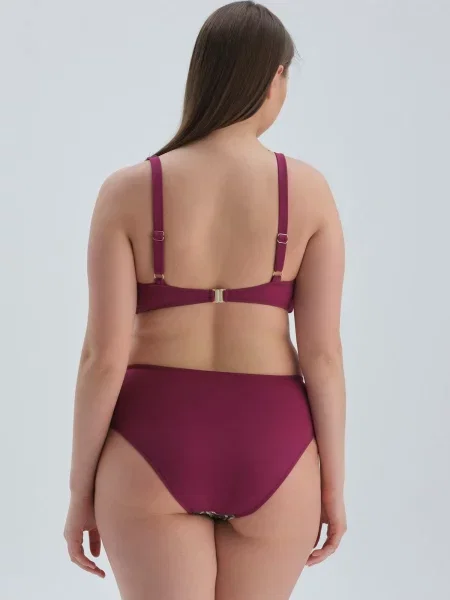 Bikini Dagi cu talie înaltă maro
