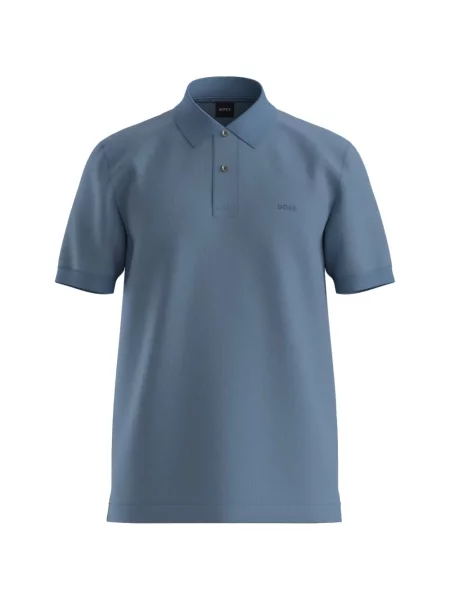 Tricou polo Boss albastru