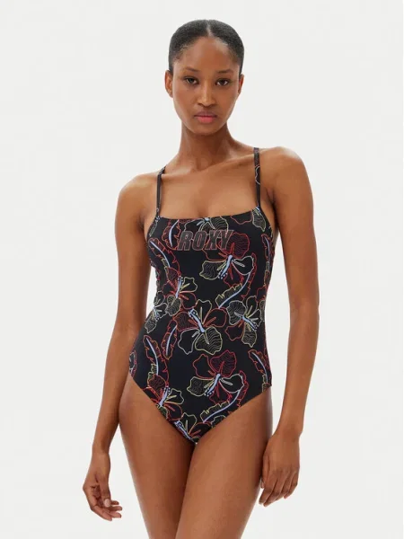 Roxy Бански костюм Active Basic черен