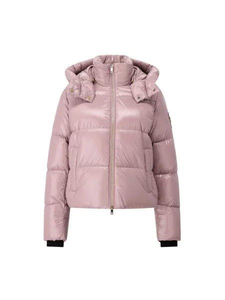 Kurtka puchowa Moose Knuckles różowa