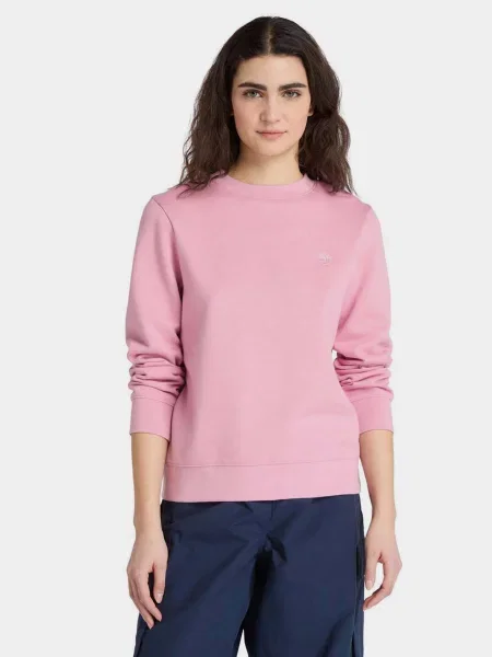 Світшот Timberland бавовна/поліестер рожевий