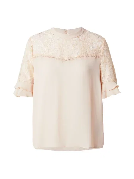 VILA Bluză VISHIMMER deschis gri