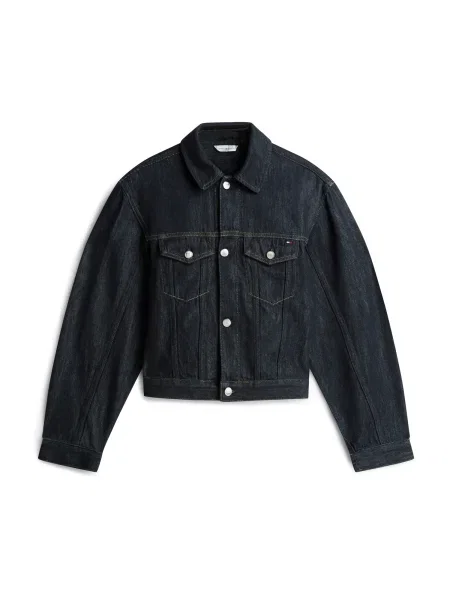 TOMMY HILFIGER Prehodna jakna temno modra