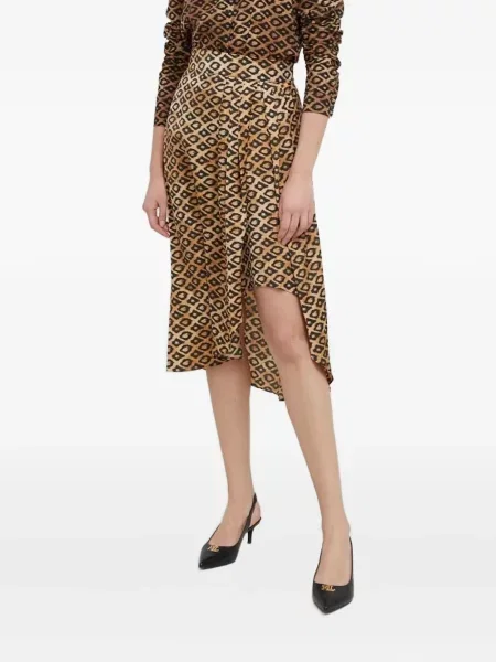 Spódnica plisowana Scotch & Soda z nadrukiem w panterkę