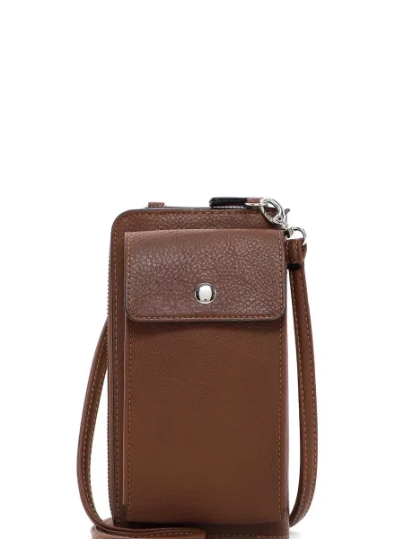 Emily & Noah Geantă de umăr Emma coniac maro