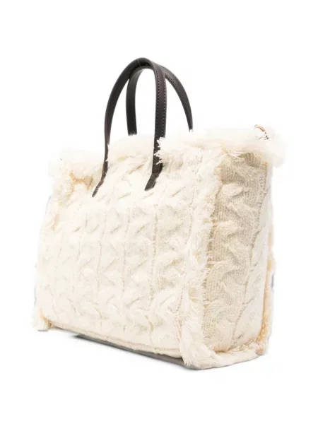 Geantă shopper Mc2 Saint Barth tricotate