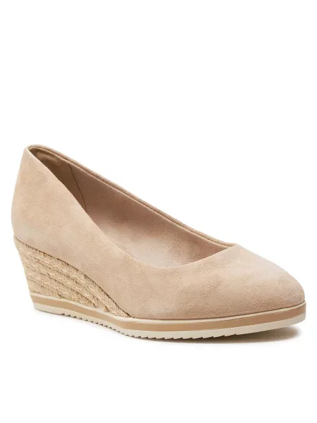 Nizki čevlji Tamaris Nude bež