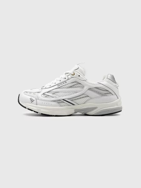 Sneakerși Dutch'd alb