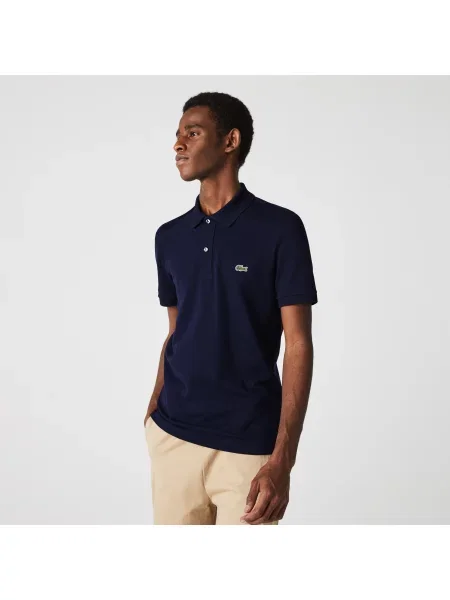 Поло Lacoste синее