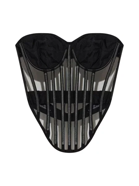 Top Dolce And Gabbana z odkrytymi plecami czarny