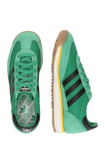 ADIDAS ORIGINALS Nízke tenisky SL / čierna zelená