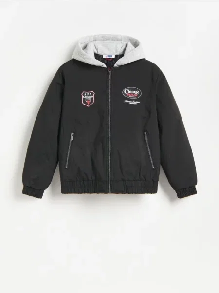 Reserved Bunda Chicago Bulls NBA čierna