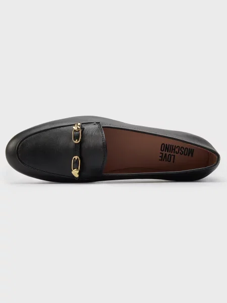 Лоферы Love Moschino черные