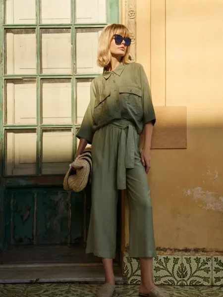 Spodnie Marisse zielone