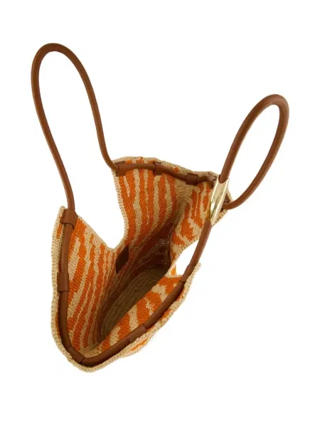 Geantă Zimmermann cu imagine cu model zebră portocaliu