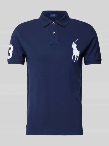 Polo Ralph Lauren Polo Granatowy Custom niebieska