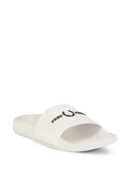 Sandale Fred Perry cu imagine alb