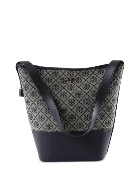 Bőr kézitáska Tory Burch kék