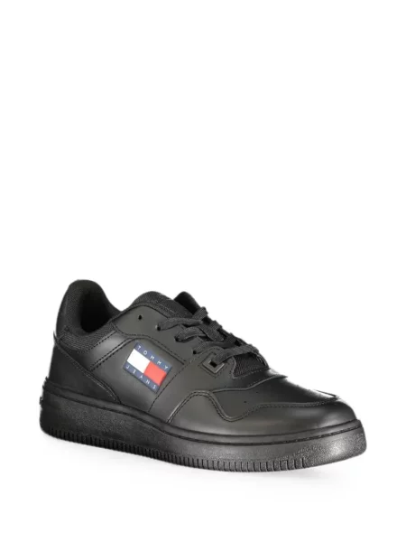 Маратонки Tommy Hilfiger с автограф черно