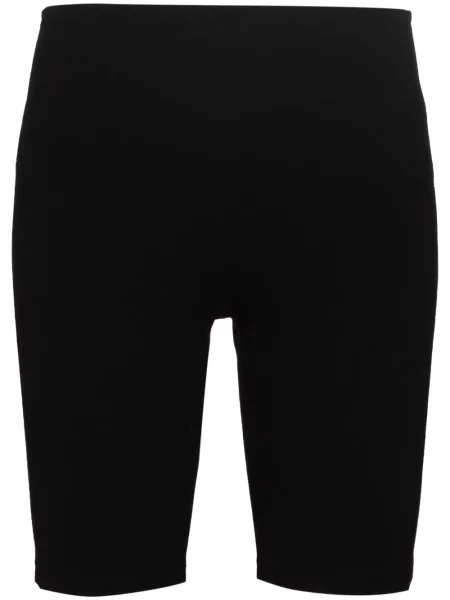 Pantaloni scurți de sport Paco Rabanne cu imagine negru