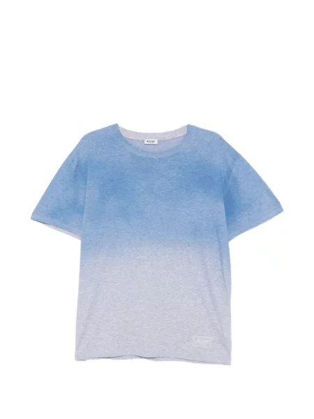 Tricou Moschino cu decolteu rotund albastru