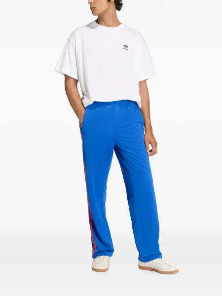Πλεκτό παντελόνι Adidas μπλε