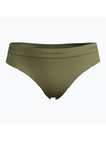 Chiloți termoactivi pentru femei icebreaker Merino Cool-Lite Sprite Hipster olive kaki