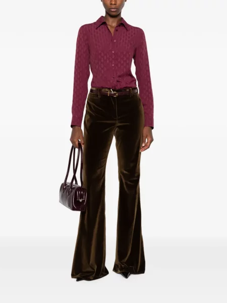 Cămașă Etro cu imagine cu model paisley roșu
