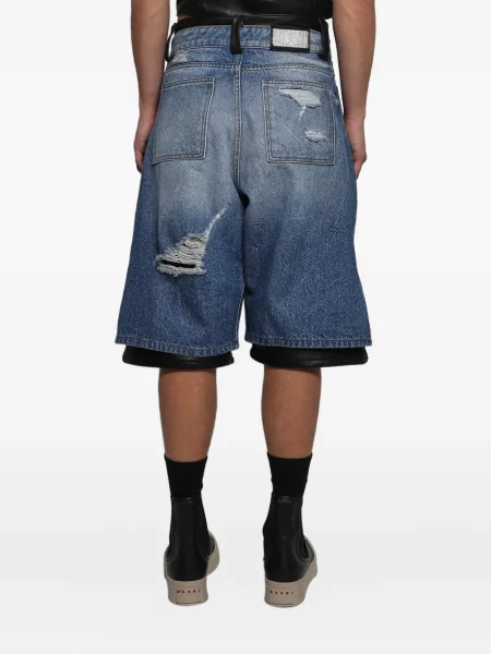 Pantaloni scurți din denim Earthling Vip albastru
