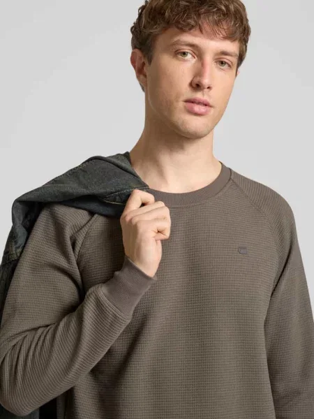 Longsleeve o kroju regular fit w dzianinowym wyglądzie model Jirgi' G-star Raw