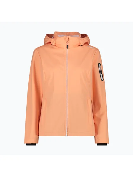 Női softshell dzseki CMP Zip Hood salmone. Méret: 42