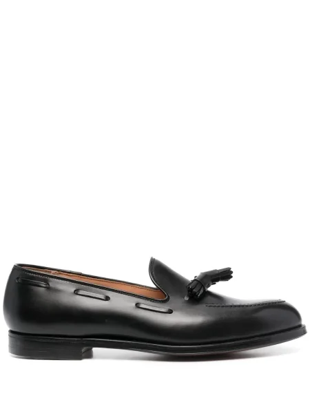 Pantofi loafer Crockett & Jones din piele negru