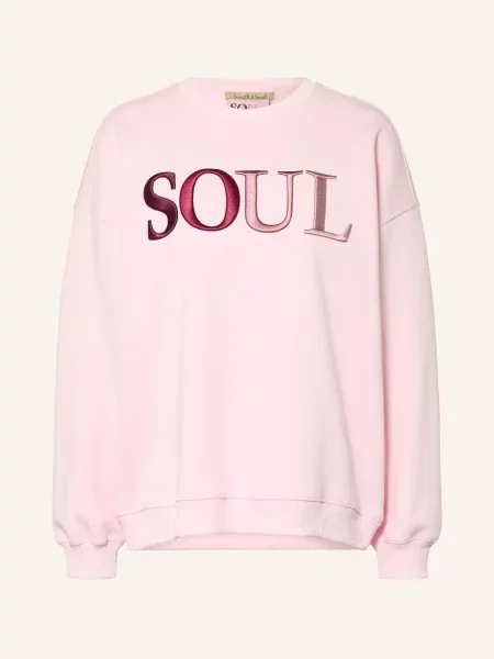 Smith & Soul Bluza Oversize rosa różowa