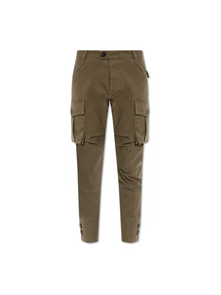 Spodnie cargo Dsquared2 zielone